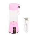 thumbnail image 1 of Portable Rechargeable Juicer Machine,  Blender with 2 Leaf Blade, 2000mAh Battery, for Home, Travel, Camping, 1 of 8