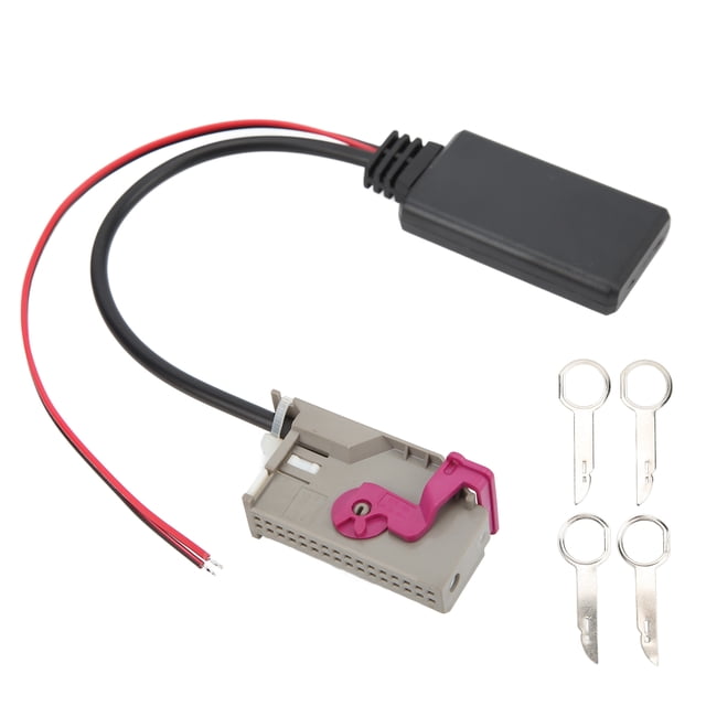 Bluetooth AUXIN Adapter,32Pin Bluetooth AUX IN Car AUXIN Module Bluetooth AUXIN Cable Modern Innovation