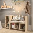 thumbnail image 2 of Ameriwood Home Tyler Storage Bench and Coat Rack in Blonde Oak, 2 of 7