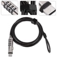 thumbnail image 1 of Laptop Lock, 4 Digital Password Laptop Locking Cable Laptop Security Locks Aluminum Alloy for Laptops and Other Equipment, 1 of 7