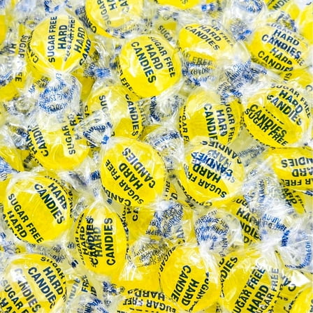 Arcor Sugar Free Lemon Drop Hard Candy, Individually Wrapped, 1lb Bag (16oz)