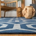 thumbnail image 4 of SAFAVIEH Cedar Brook Thaddeus Geometric Area Rug, Navy/Silver, 2'3" x 3'9", 4 of 11