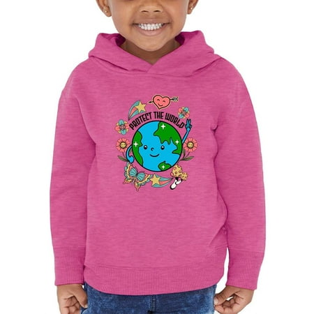 

Protect The World Quote Hoodie Toddler -Image by Shutterstock 2 Toddler