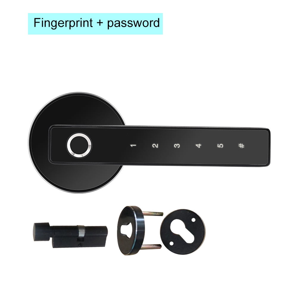 Safety Protection Indoor Bluetooth Home With Handle Office Fingerprint Door Lock Walmart Canada