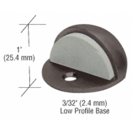 Cannon Low Profile Swivel Base - CRL Bronze Zinc Diecast Floor Mounted Low Profile 3/32