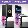 thumbnail image 5 of Liquid Stands Laptop Desk Mount - 9x12.5" Adjustable Laptop Mount For Desk Holds Up to 65 LBS - Versatile Steel Laptop Arm Mount For Desk, Piano & Workstations – Ergonomic & Adjustable Design, 5 of 7