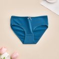 thumbnail image 2 of Yammkia Culottes pour Femmes Culottes Bikini pour Femmes Culottes Bikini Classiques (Bleu,G), 2 of 3