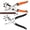 Black, variant on Leather Hole Punch,9-Inch Revolving Punch Pliers with 6 Hole Sizes for Belts,Watch Band,Straps,Crafting,Fabric-Black