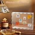 thumbnail image 2 of Unique Bargains Magnetic Acrylic Tray Scalloped Design Versatile Organizer and Display Holder Clear Rectangle, 2 of 7