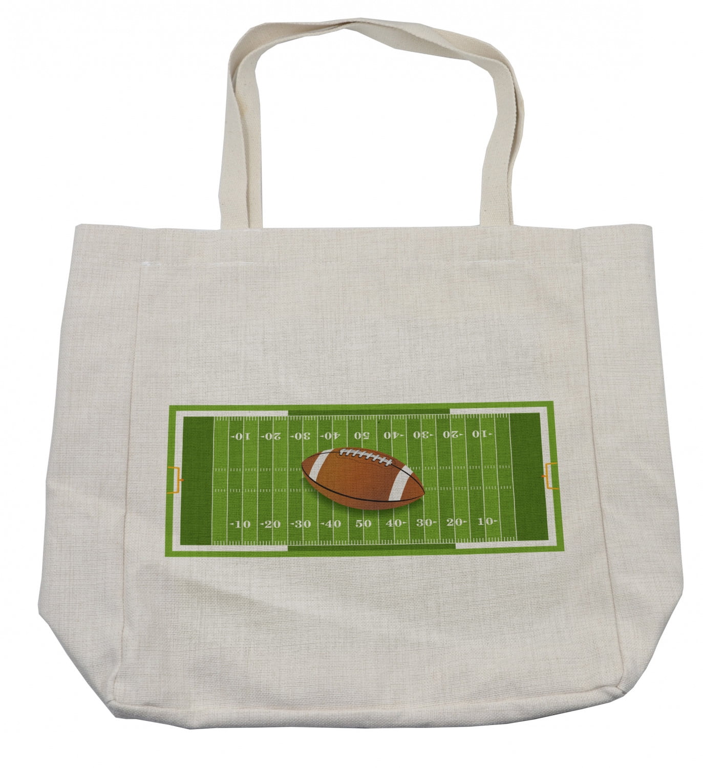 Football Shopping Bag, Sports Themed Cartoon Srtle Image of Ruby Quinco ...