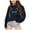 Navy, variant on WOYY Toddler Girls Sweatshirt Cute Cartoon Cat Print -Lined Pullover Long Sleeve Top