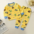 thumbnail image 2 of UAYOTSE Boys and Girls Long Sleeved Trousers Comfortable Soft Warm Suits Fashionable Cartoon Print Children Long Sleeved Suits,Sizes 5-6 Years, 2 of 4