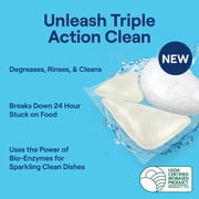 Seventh Generation Dishwasher Detergent, Fragrance Free, Triple Chamber Detergent Packs, 38ct
