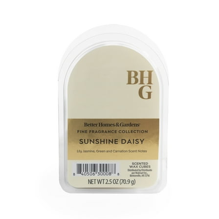 BHG Luxury Fragrance, Sunshine Daisy Scented Wax Melts, 2.5oz
