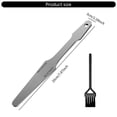 thumbnail image 3 of Guitar Fret Crown Edges Grinding File Leveling Tool Stainless Steel Double Cutting Edges Tool Guitar Frets Nut File Tool, 3 of 8