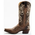 thumbnail image 3 of Shyanne Women's Lasy Floral Embroidered Western Boot Snip Toe Brown 8 1/2 M  US, 3 of 7