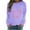 Purple, variant on Nmnitkp Breast Cancer Awareness Sweatshirt Women In October We Wear Breast Cancer Print Breast Cancer Survivor Sweatshirt