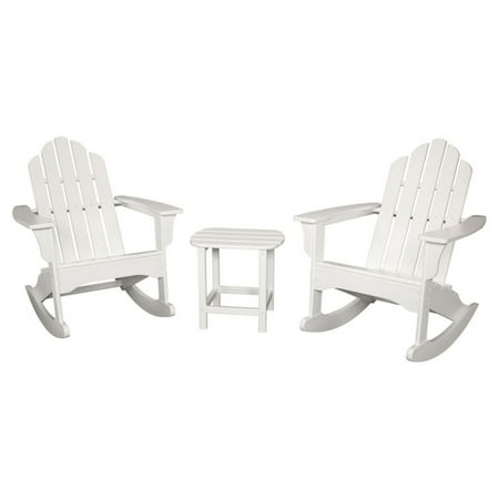Hanover Outdoor All-Weather 3-Piece Rocking Adirondack Patio Set