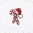 thumbnail image 4 of Inktastic Red and White Candy Cane Santa Christmas Funny Xmas Lights Girls Toddler Dress, 4 of 5
