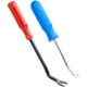 thumbnail image 1 of 2 piezas de removedor de grapas para tapicería y construcción con herramienta extractora de tachuelas, extractor de clavos, removedor de alfombras, para quitar todo tipo de grapas para muebles,, 1 of 7