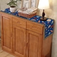 thumbnail image 6 of Linen Passover Table Runner Pesach Jewish Seder Matzo Home Dining Room Kitchen Table Decoration (13.8" x 71"), 6 of 6