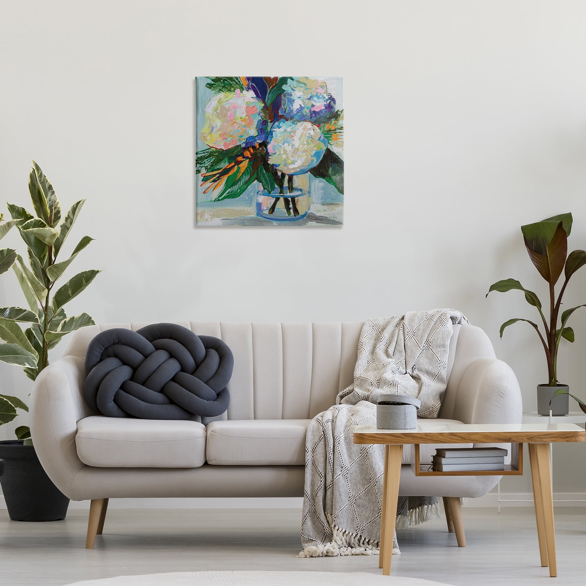 Stupell Industries Bold Summer Blooms Plants & Flowers Painting Wrapped Canvas Art Print Wall Art, 24 x 24