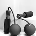 thumbnail image 5 of Happy Date Jump Rope - Adjustable Length Ropes Weighted Ropeless Jump Rope - Cordless Jumping Rope Great For Improving Fitness In Small Spaces, 5 of 5