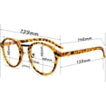 thumbnail image 4 of Gudzws Lunettes anti-Lumière Bleue Rétro Rondes Soulagent la Fatigue des Yeux Unisexes, 4 of 6