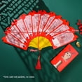 thumbnail image 4 of Sobre De Bolsillo Sobre de Año Nuevo plegable lindo conejo chino Hongbao bolsa de dinero de la suerte 10 ranuras Ehuebsd Libre de BPA, 4 of 4