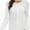 Ivory White, variant on Women's Crew Neck Button Down Long Sleeve Cardigan Sweater
