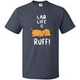 thumbnail image 3 of Inktastic Lab Life is Ruff Yellow Labrador T-Shirt, 3 of 5