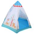thumbnail image 3 of Tienda de campaña para niños, tienda de juegos plegable para niños, estimula el desarrollo Visual, tipi portátil para niños para interiores y exteriores, 3 of 10