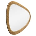 thumbnail image 3 of Mirrorize Canada 27x49 Brown Ratttan Irregular Mirror, 3 of 5