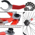 thumbnail image 5 of Ycle Cassette Removal Tool Functal Bike Rep Tool Ycle Spet Removal Too Set For All Bike Types, 5 of 5
