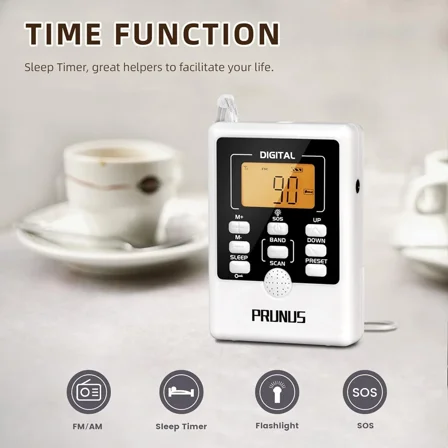 Personal Walkman Radio Am Fm, Pocket Mini Radio Battery Operated Radio