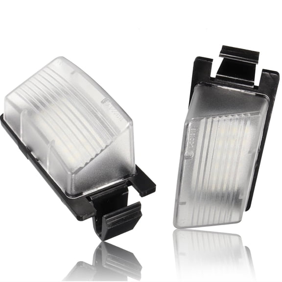 LED License Plate Light Tag Lamp Assembly Replacement For 2003-2020 NISSAN, 2013-2015 INFINITI , DC12V 6000K White, Pack of 2