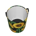 thumbnail image 3 of Bingfone Sunflower Waterproof Foldable Laundry Hamper Bucket With Handles For Storage Bin,Clothes Hamper (Medium), 3 of 8