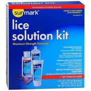 Sunmark Maximum Strength Lice Solution Kit