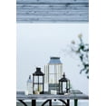 thumbnail image 2 of A&B Home Evelyn Square Enclosed Lanterns with Handle - Silver, White Wash - Set of Two-Color:Silver,Style:Classic Vintage, 2 of 2