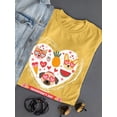 thumbnail image 3 of Valentine's Day Cute Pets  T-Shirt Women -Image by Shutterstock, Female Medium, 3 of 4