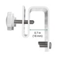 thumbnail image 5 of Security Camera Bracket Adjustable Angle Gutter Mount Corrosion Resistant Gutter Mount Bracket for Camera S340/E30, 5 of 8
