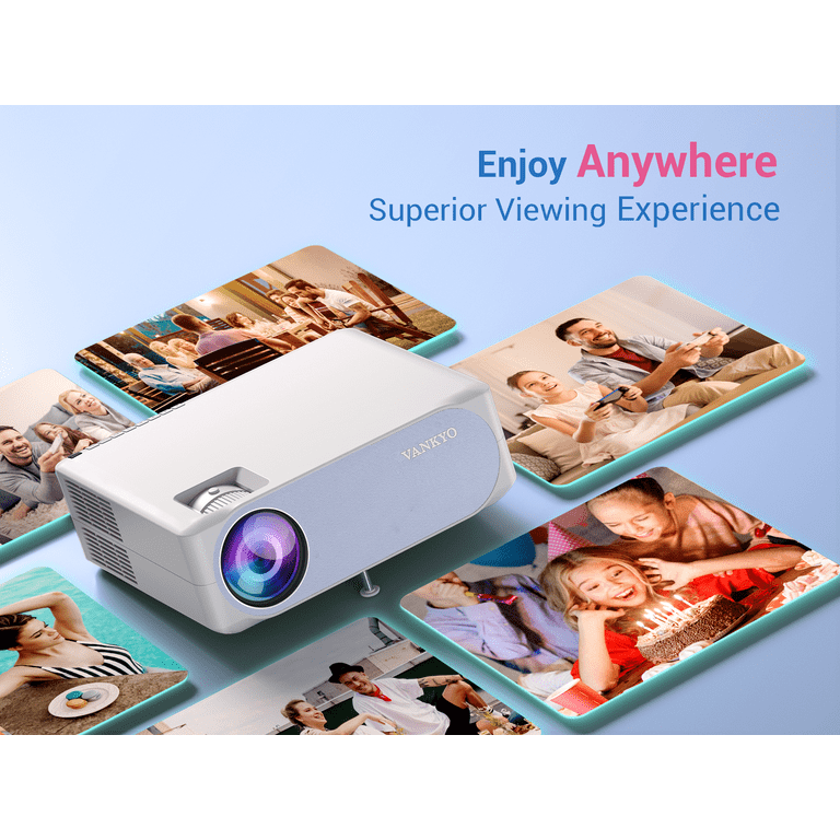 YOTON Video Projector With 5G Wifi and Bluetooth, Support 4K,15000 Lumens  Full HD Movie Projector,300 Display