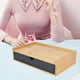 thumbnail image 3 of Bambú Desktop Storage Drawer Solution Caja de Cepillo de Premium Caja de Almacenamiento funciones para Hotel Habitación sola capa Layadora negra Baoblaze Cajón de almacenamiento de escritorio, 3 of 7
