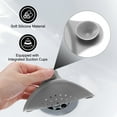 thumbnail image 3 of Uxcell 3packs Shower Drain Hair Catcher Round Drain Strainer for Shower Grey, 3 of 5