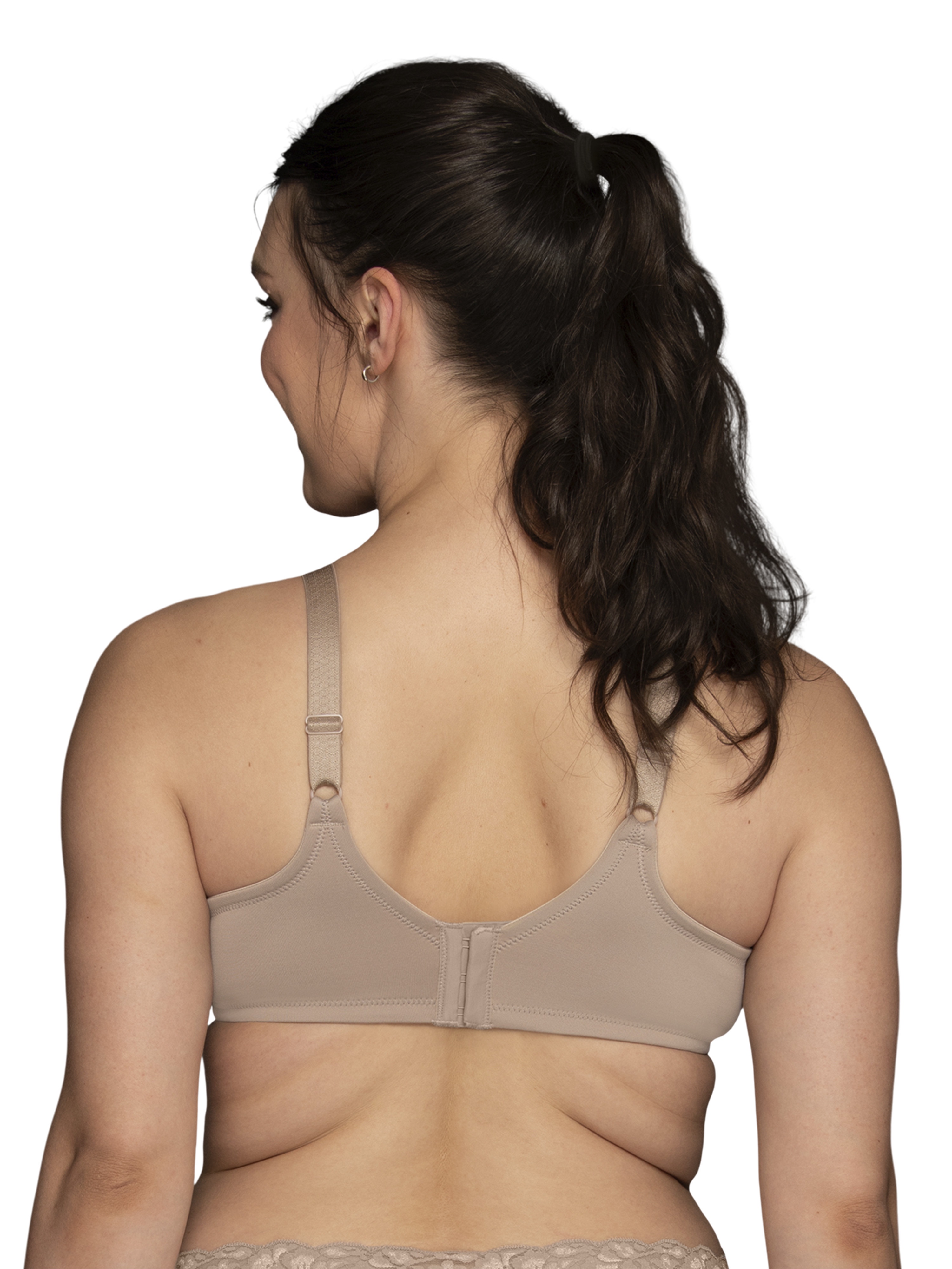 Vanity Fair Lingerie Women's Beauty Back Full-Figure Smoothing Underwire Bra with Lace, Style 76382