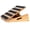 Partial-coverage, variant on StrongTek Wooden Slant Board, 5 Adjustable Levels with Handle, Calf Stretch Board