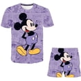 thumbnail image 2 of Ropa de Mickey para niños, ropa de moda de verano para niñas pequeñas, camiseta deportiva para niños, pantalones cortos, conjuntos de 2 uds, disfraz para niños pequeños, chándales para niños 7T Gao Jinjia LED, 2 of 2