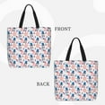 thumbnail image 2 of Picia American Gnomes for Tote Bag for Women with Zipper, Gym Tote with Compartments, Laptop Work Tote Nurse Dance Yoga Bag for Sport, Travel, 2 of 7