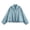 Light Blue, variant on AVRNLIQ Womens Oversized Faux Leather Jacket Cropped Faux Leather Coat Loose Bubble Hem Outerwear for Fall Winter