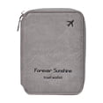 thumbnail image 4 of Funda protectora ligera para pasaporte, ideal para viajes, desplazamientos y compras. Gris, 4 of 8